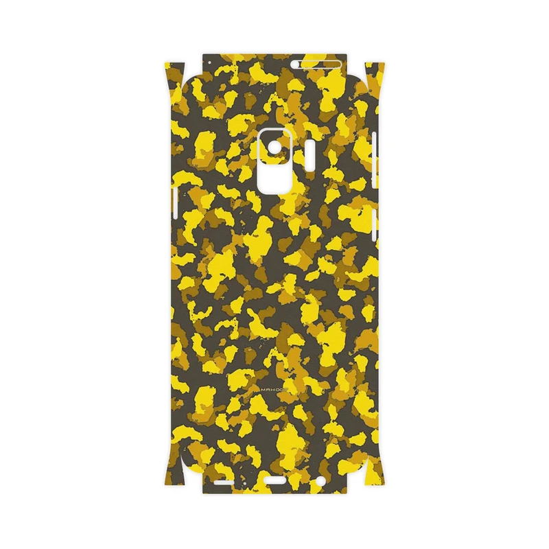 برچسب پوششی ماهوت مدل Yellow Infantry Army-FullSkin مناسب برای گوشی موبایل سامسونگ Galaxy S9