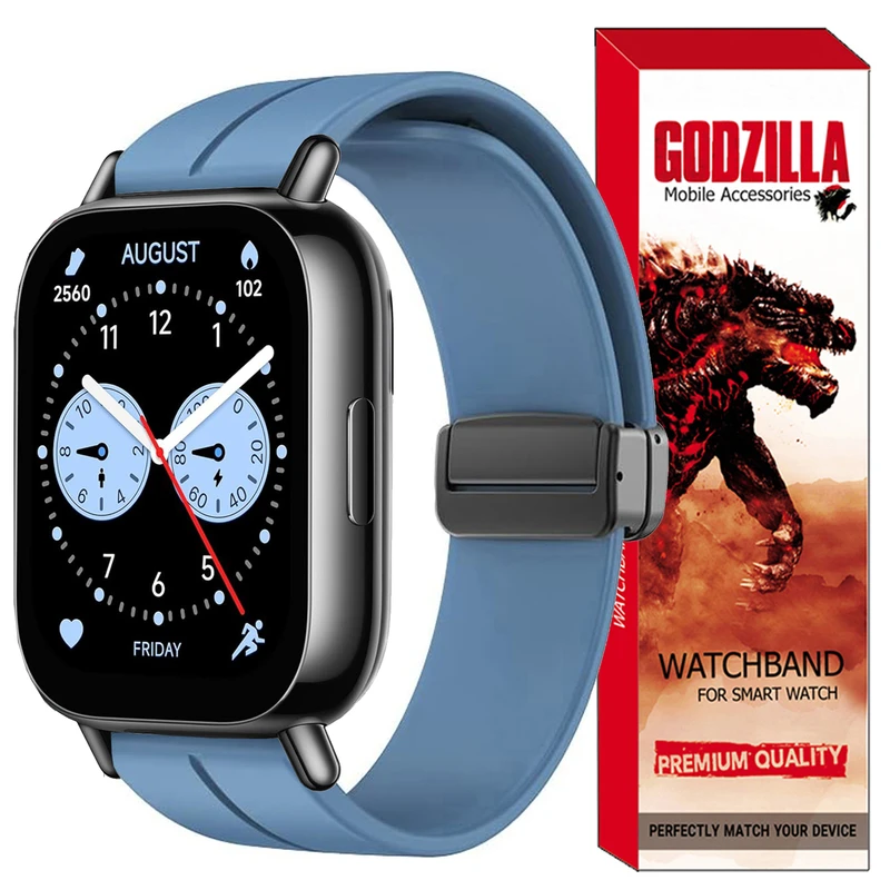 بند گودزیلا مدل MAGNETIC BUK مناسب برای ساعت هوشمند شیائومی Redmi Watch 5 Lite 22MM