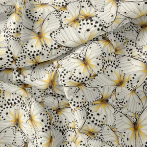 پارچه لباس کرپ بوگاتی طرح پروانه کد 8005A