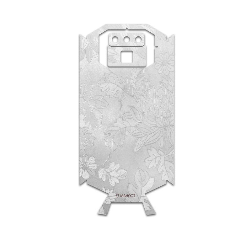 برچسب پوششی ماهوت مدل Silver-Wildflower مناسب برای گوشی موبایل دوجی S70