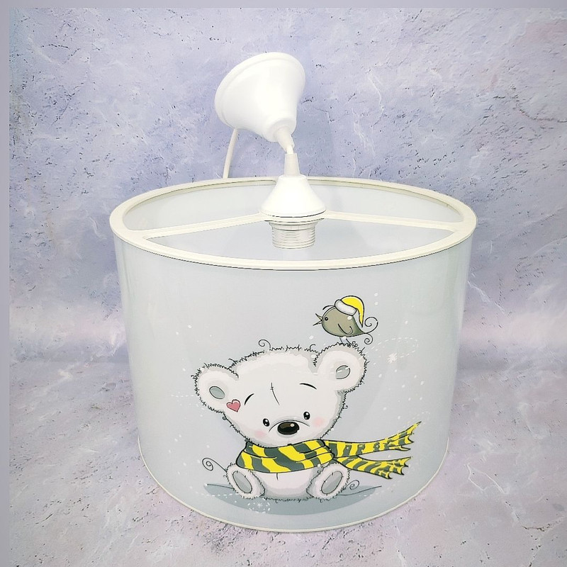 لوستر اتاق کودک مدل خرس و شالگردن