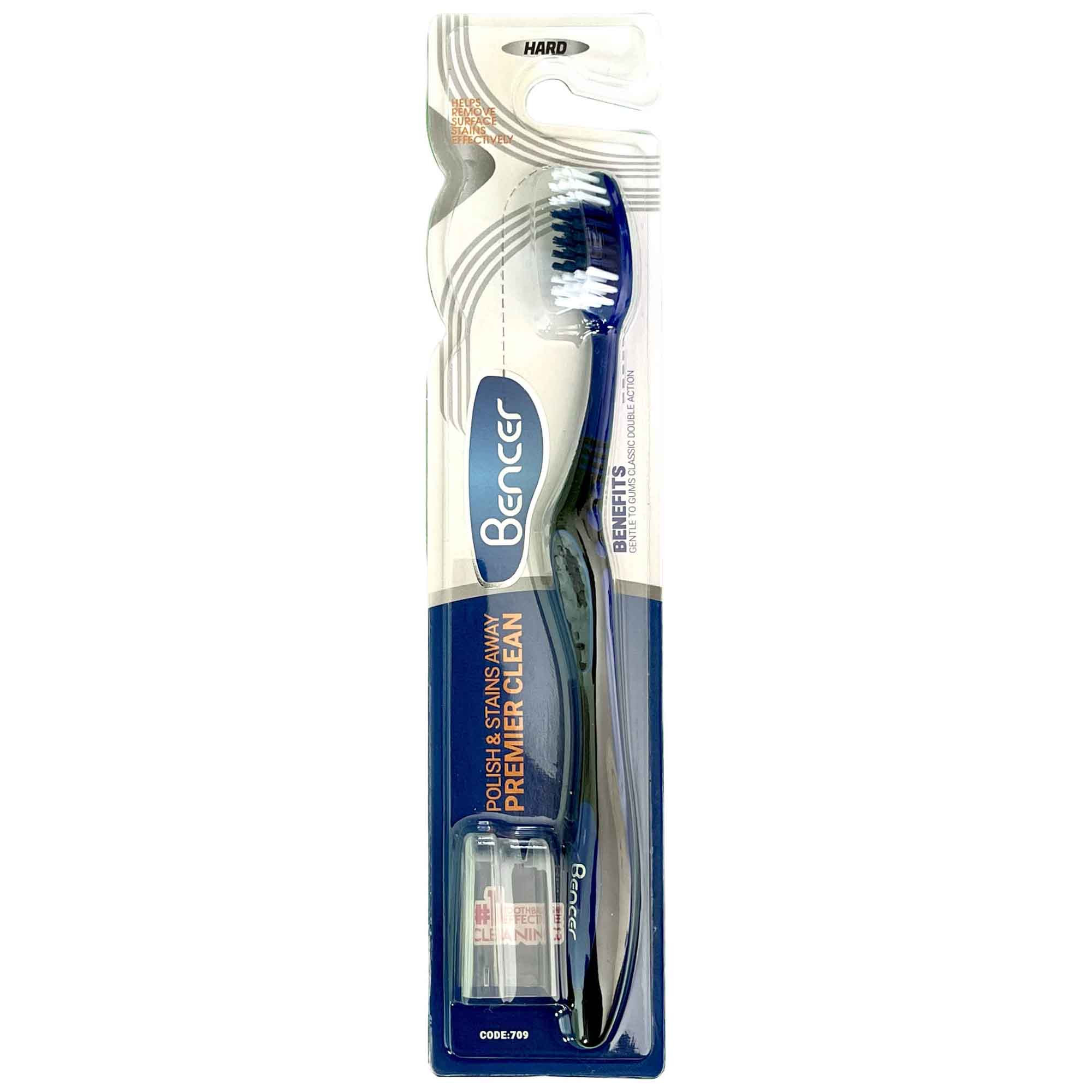 مسواک بنسر مدل PREMIER CLEAN با برس سخت بسته 3 عددی