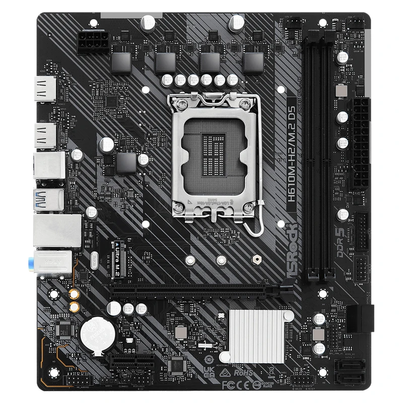 مادربرد ازراک مدل H610M-H2-M.2 D5