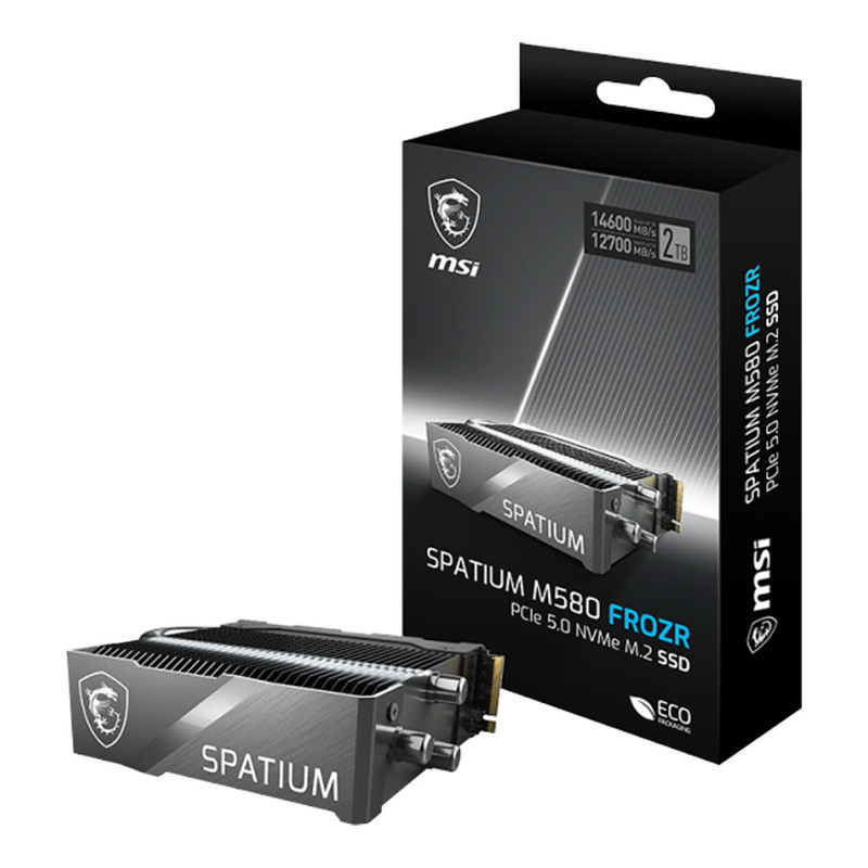 اس اس دی اینترنال ام اس آی مدل SPATIUM M580 PCIe 5.0 NVMe M.2 FROZR ظرفیت 2 ترابایت