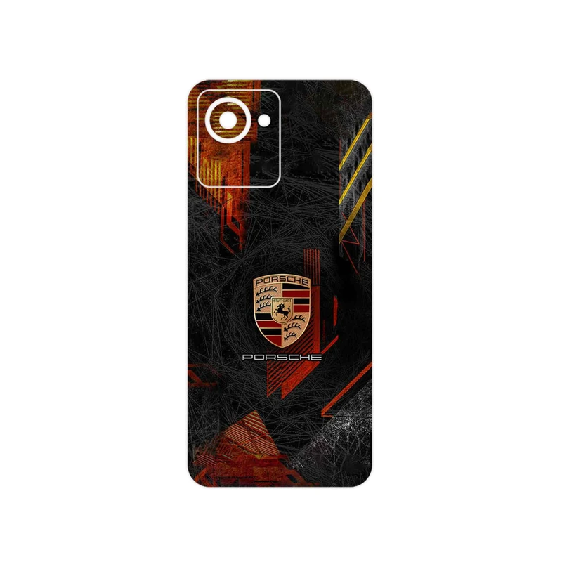 برچسب پوششی ماهوت مدل Porsche_Logo مناسب برای گوشی موبایل ریلمی C30s