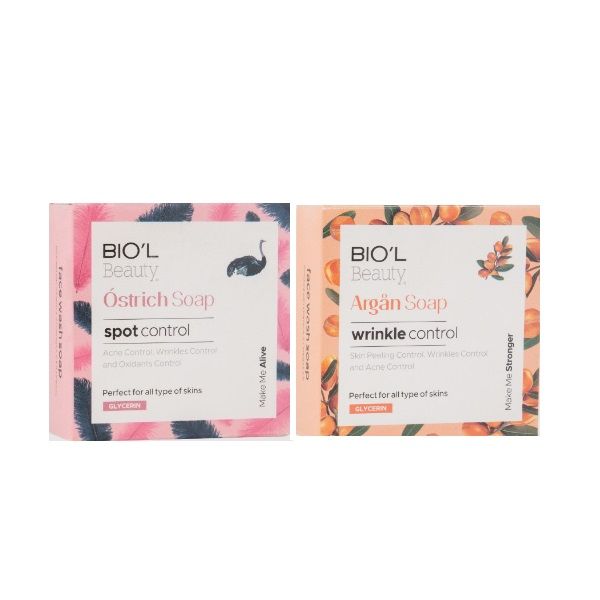 صابون شستشو بیول مدل ostrich-argan وزن 100 گرم بسته 2 عددی -  - 2
