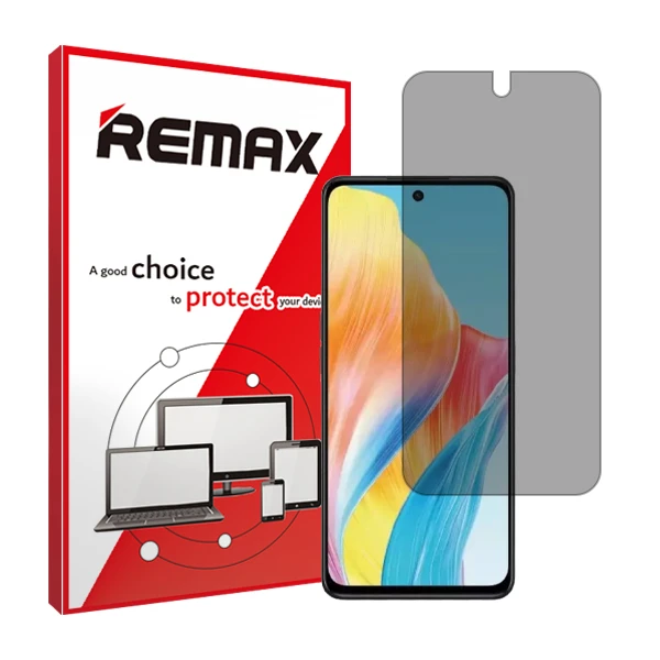 محافظ صفحه نمایش حریم شخصی ریمکس مدل Resistant مناسب برای گوشی موبایل اوپو A98 5G
