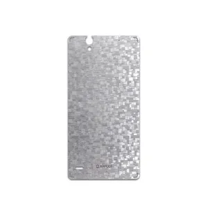 MAHOOT Silver-Silicon Cover Sticker for Sony Xperia C4
