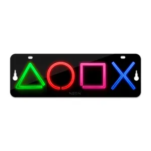 چراغ دیواری نئون دیزاین مدل Ps-Keys-BL_MLC