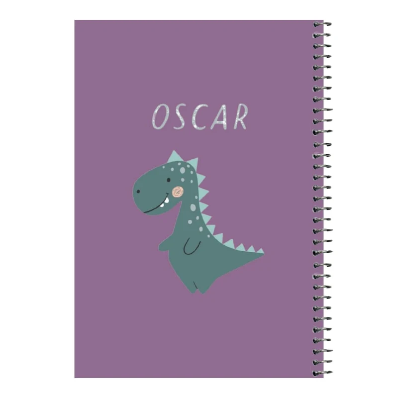 دفتر مشق 80 برگ اس جی مدل دایناسور کد۲     