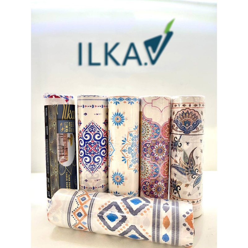 سفره کاغذی ایلکا مدل ضخیم رول 10 متری مجموعه 6 عددی