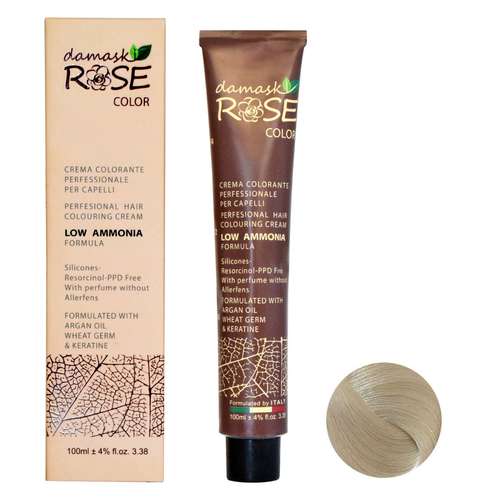 رنگ مو داماسک رز شماره 901 حجم 100 میلی لیتر رنگ هایلایت استخوانی