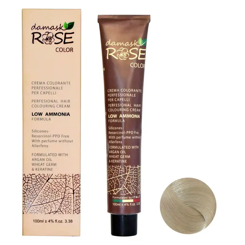 رنگ مو داماسک رز شماره 901 حجم 100 میلی لیتر رنگ هایلایت استخوانی