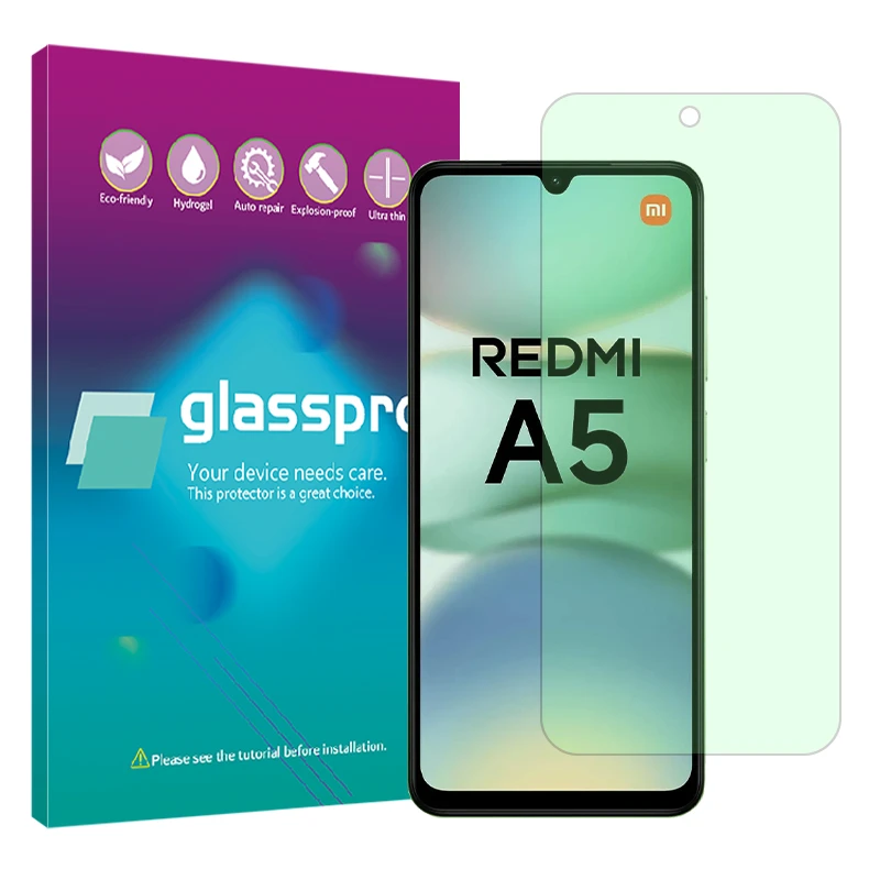 محافظ صفحه نمایش گرین لایت گلس پرو مدل Eye Care مناسب برای گوشی موبایل شیائومی Redmi A5 4G
