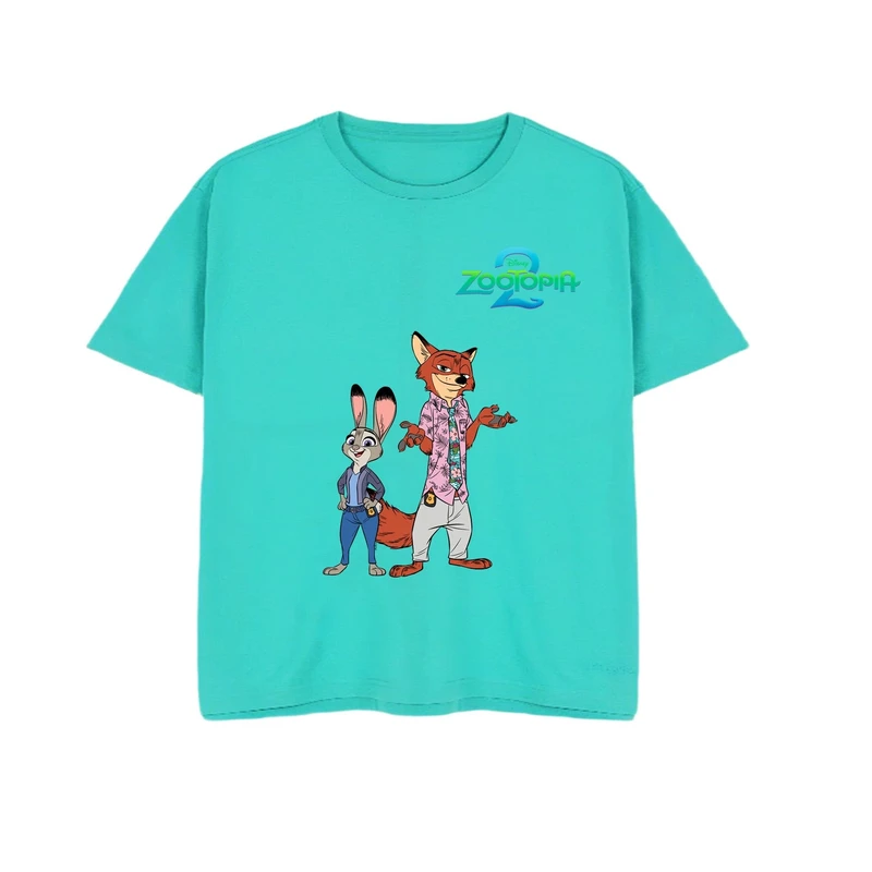 تی‌شرت آستین کوتاه بچگانه مدل زوتوپیا کد 21