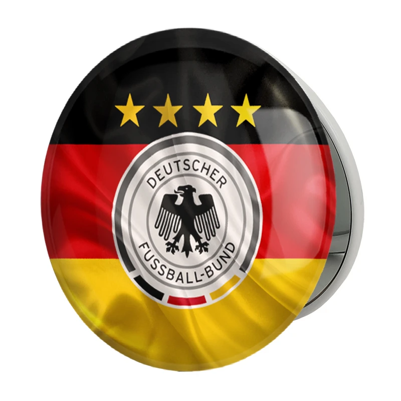 آینه جیبی خندالو طرح تیم ملی آلمان مدل تاشو کد 2021 