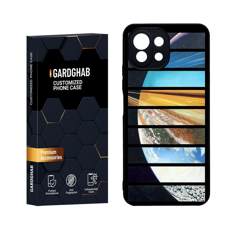 کاور گارد قاب مدل دورژله ای کهکشان مناسب برای گوشی موبایل شیائومی Mi 11 Lite 4G / 5G