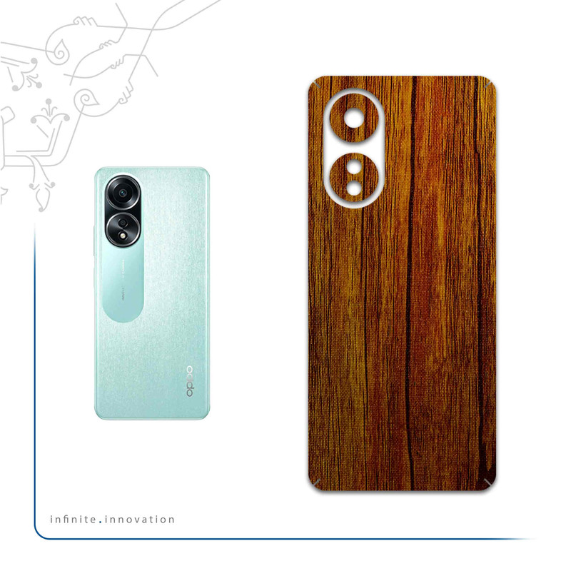 برچسب پوششی ماهوت مدل Matte-Orange مناسب برای گوشی موبایل اپو A58 4G