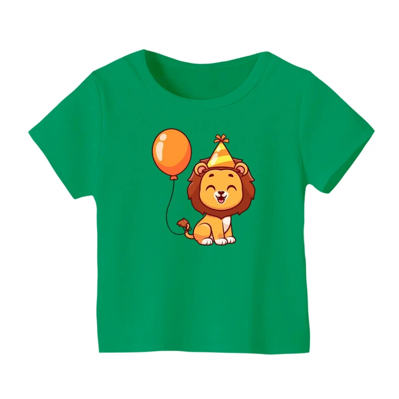 تی شرت آستین کوتاه بچگانه مدل شیر کد ۹