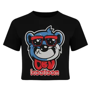 کراپ تیشرت زنانه مدل PJ1294