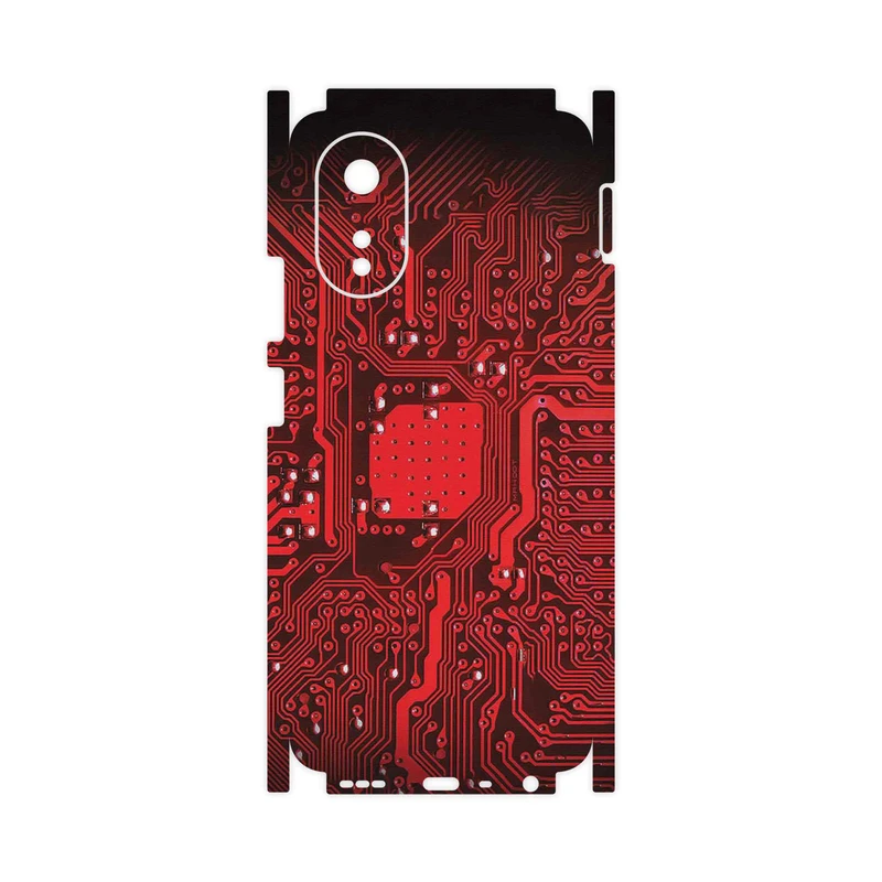 برچسب پوششی ماهوت مدل Red_Printed_Circuit_Board-FullSkin مناسب برای گوشی موبایل اپو A38