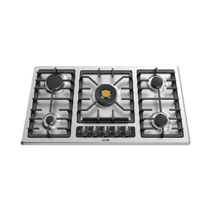 اجاق گاز صفحه‌ای پنج شعله آلتون مدل ISG522N