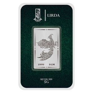 شمش نقره لیردا طرح هما 999-5 Homa