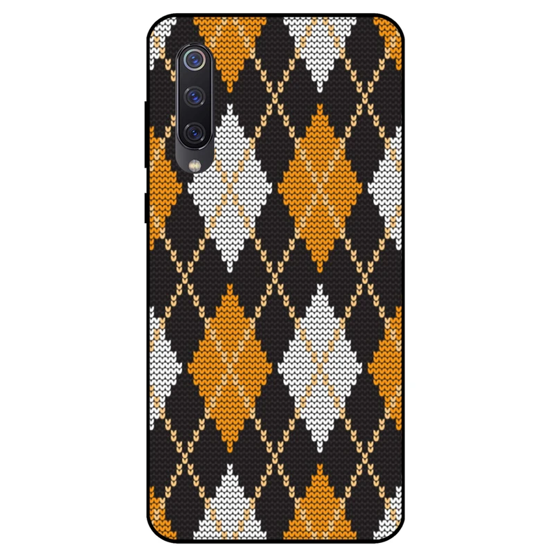 کاور مگافون طرح بافت مدل 8104 مناسب برای گوشی موبایل شیائومی Mi 9 SE