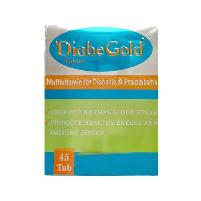قرص مولتی ویتامین دیابتی دیابگلد بسته 45 عددی