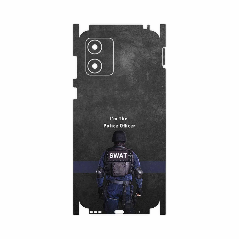 برچسب پوششی ماهوت مدل Police Officer-FullSkin مناسب برای گوشی موبایل موتورولا Moto E13
