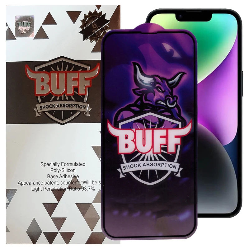 محافظ صفحه نمایش بوف مدل 5D Buffer-G مناسب برای گوشی موبایل اپل Iphone 16e / 13 / 13 Pro / 14