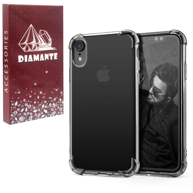کاور دیامانته مدل بی رنگ مناسب برای گوشی موبایل اپل iPhone Xr