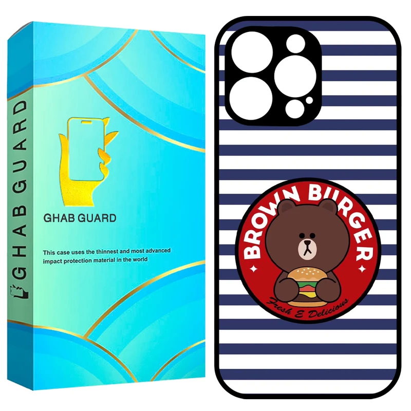 کاور قاب گارد طرح گربه مدل G16P20 مناسب برای گوشی موبایل اپل iPhone 16 Pro