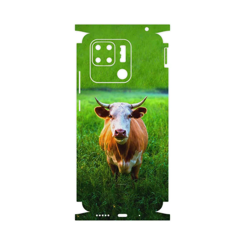 برچسب پوششی ماهوت مدل Cow-FullSkin مناسب برای گوشی موبایل شیائومی Redmi 10C