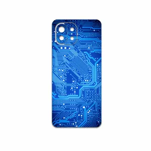 MAHOOT Blue-Printed-Circuit-Board Cover Sticker for Xiaomi 11 Lite 5G NE