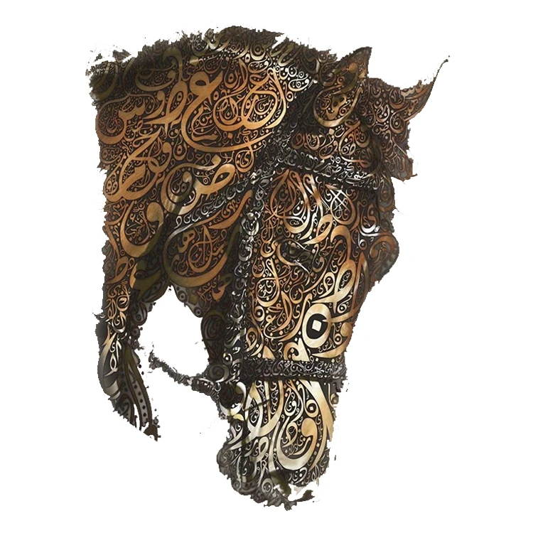 استیکر پارچه و لباس پاد آفرین مدل اسب کد 3791