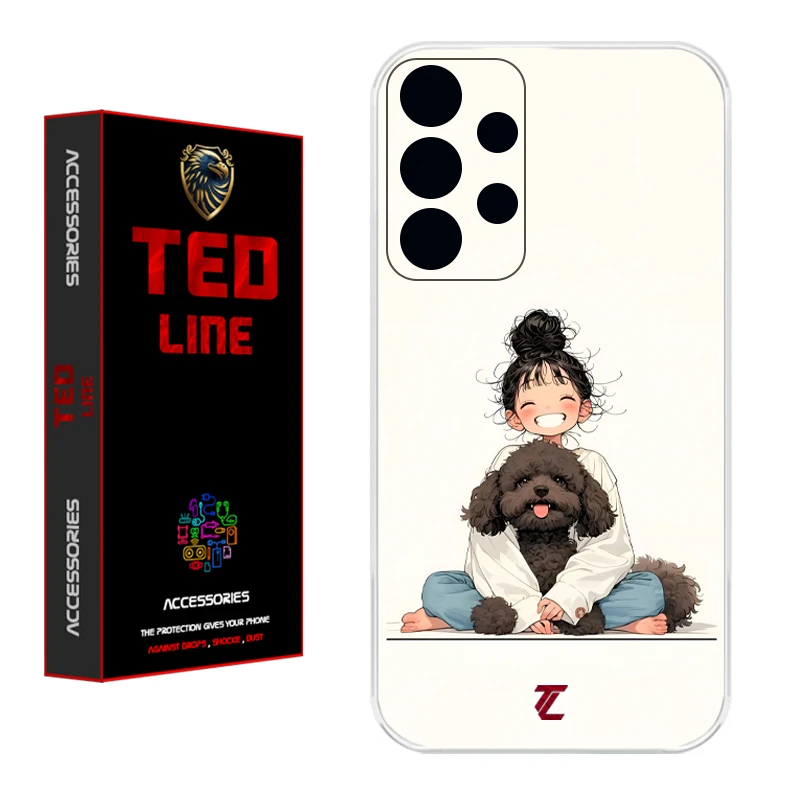 کاور تدلاین طرح سگ کد 1199 مناسب برای گوشی موبایل سامسونگ Galaxy A73