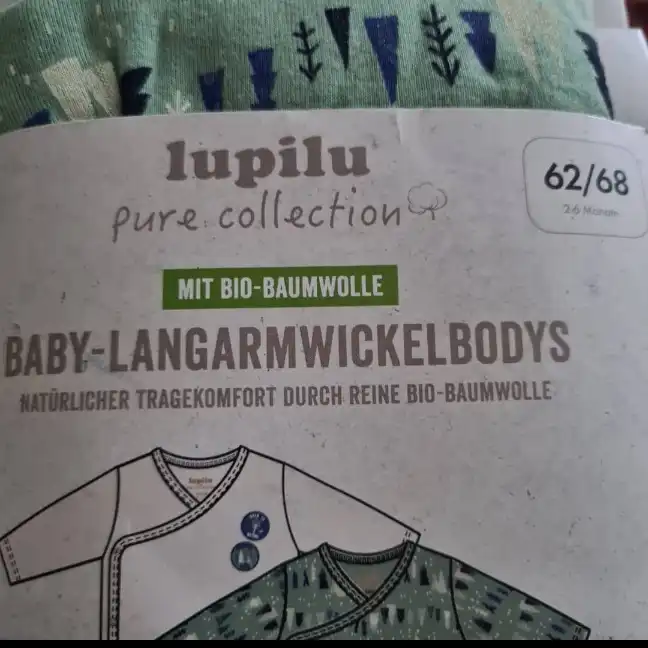 بادی آستین بلند نوزادی لوپیلو مدل Lo4 مجموعه 2 عددی