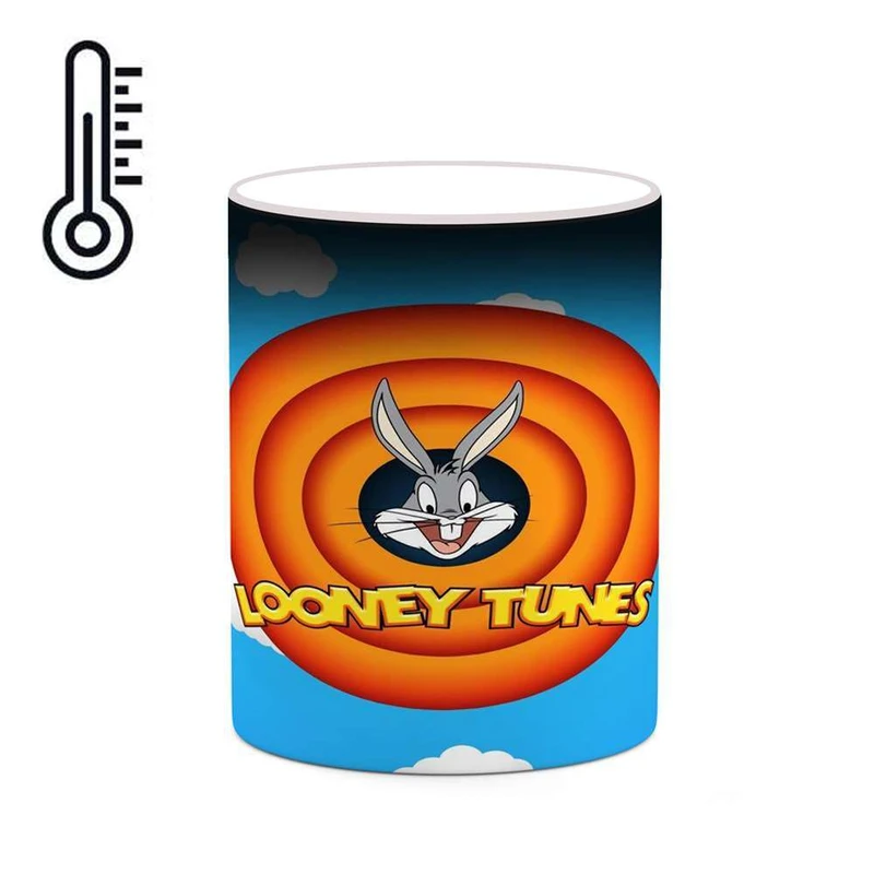 ماگ حرارتی کاکتی مدل کارتون Looney Tunes کد mgh22705