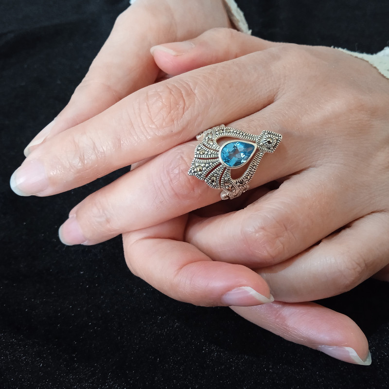 انگشتر نقره زنانه مدل ناز