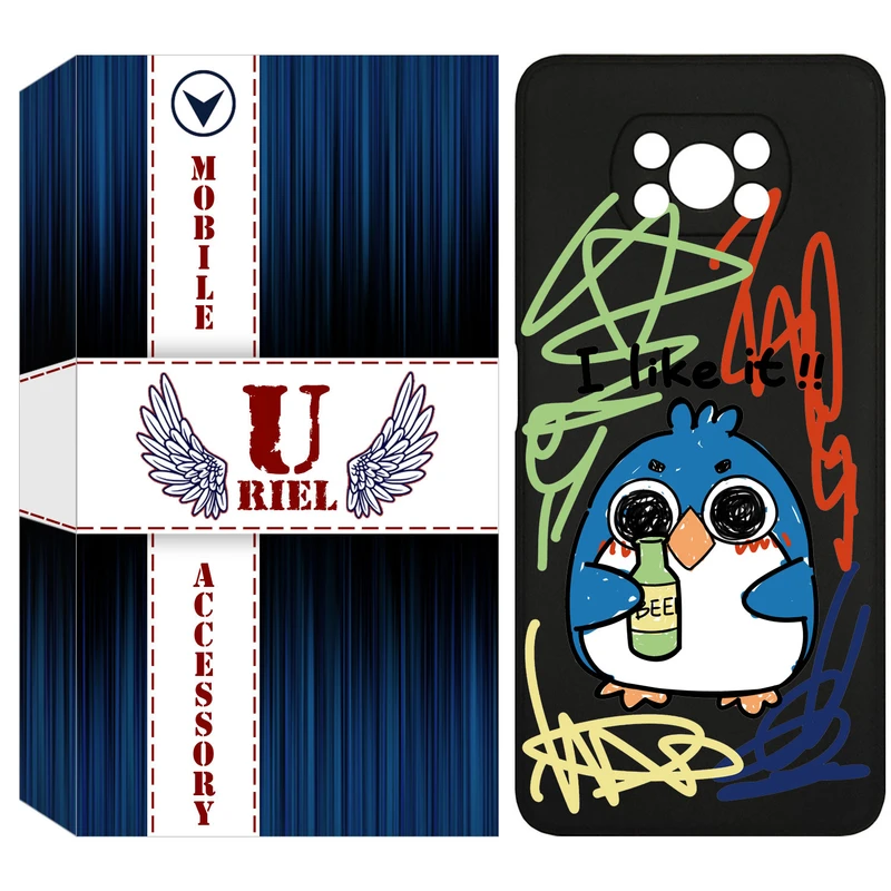 کاور یوریل مدل KSH کد 23 طرح جوجه ی نقاش مناسب برای گوشی موبایل شیائومی Poco X3 / Poco X3 Pro