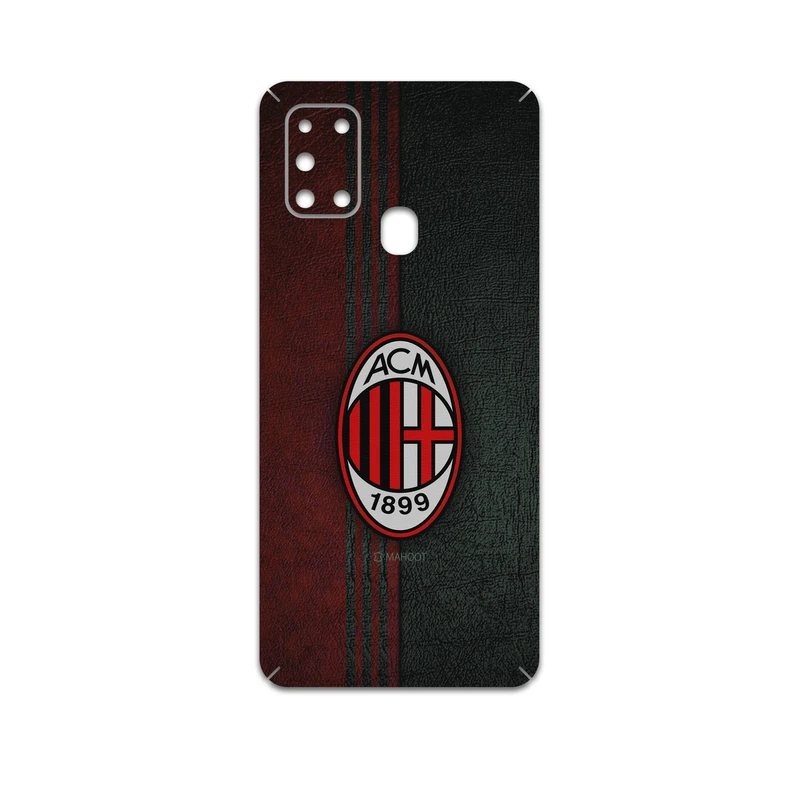 برچسب پوششی ماهوت مدل AC-Milan-FC مناسب برای گوشی موبایل سامسونگ Galaxy A21s