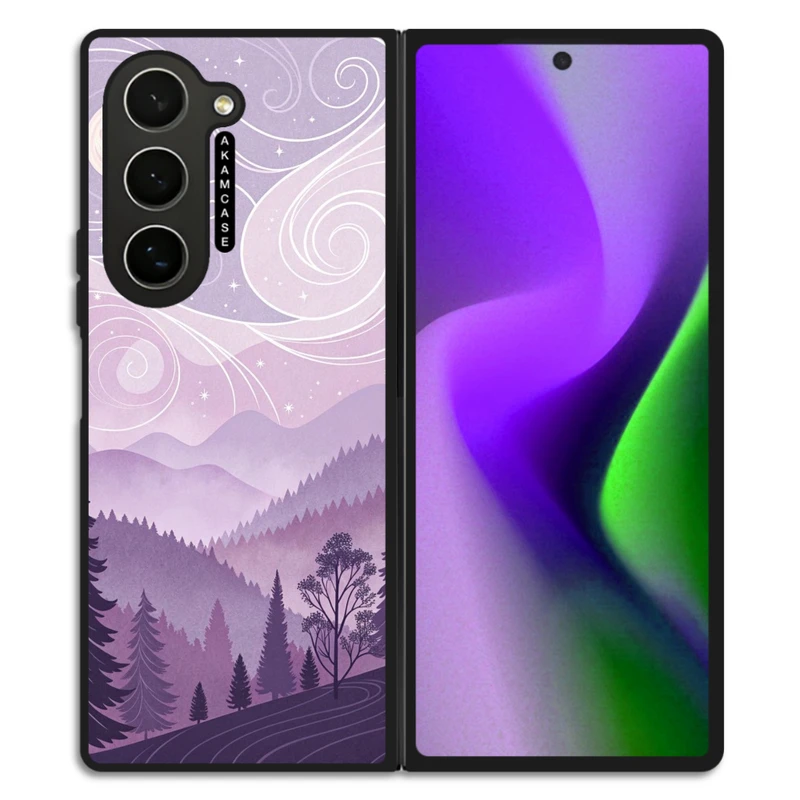کاور آکام مدل AMC-WSGZFOLD6-LAVENDER-10 مناسب برای گوشی موبایل سامسونگ Galaxy Z Fold 6