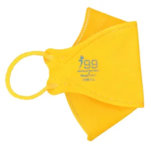 ماسک تنفسی ریما مدل سه بعدی N99 نانو کد Yello-F99 بسته 25 عددی