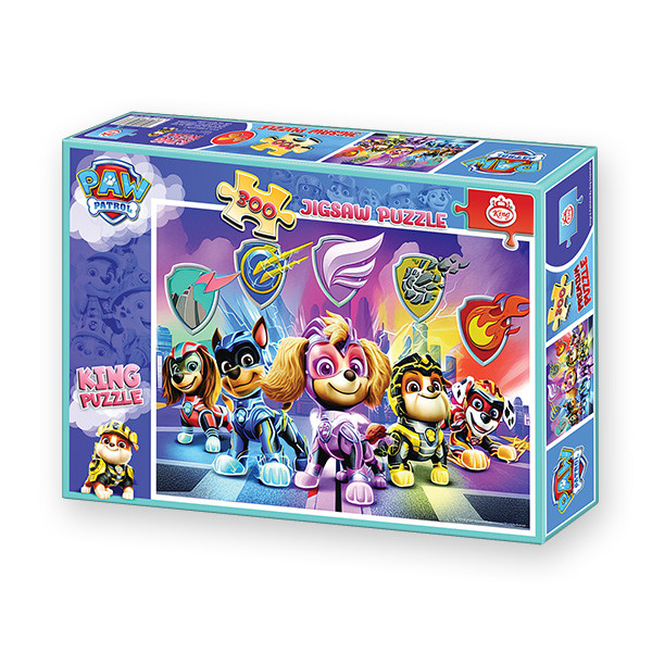 پازل 300 تکه کینگ مدل پاو پاترول PAW Patrol