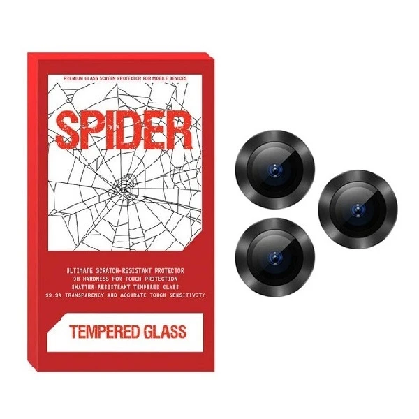 محافظ لنز دوربین اسپایدر مدل رینگی مناسب برای گوشی موبایل اپل iPhone 16 Pro