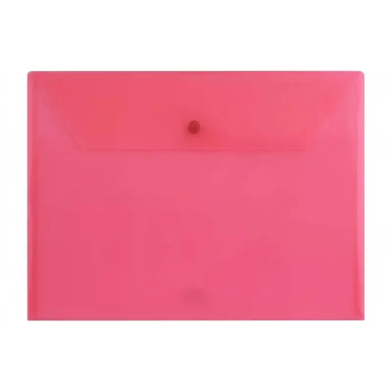 پوشه دکمه دار پاپکو مدل شفاف کد A4-105T