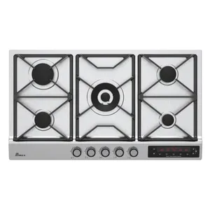 اجاق گاز صفحه‌ای پنج شعله بیمکث مدل 2304