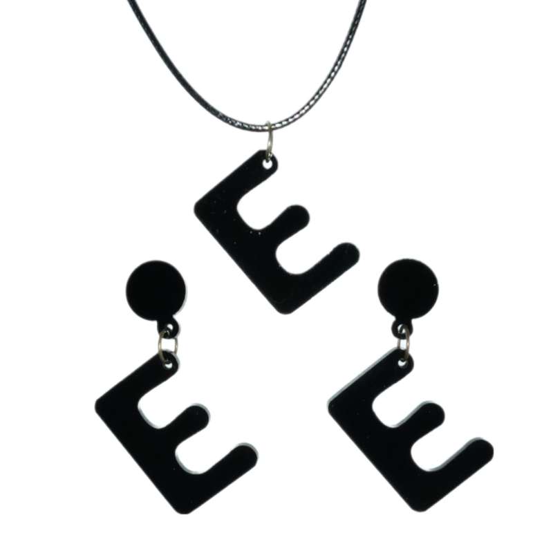 نیم ست دخترانه مدل حروف انگلیسی طرح E نیم ست دخترانه مدل حروف انگلیسی طرح E