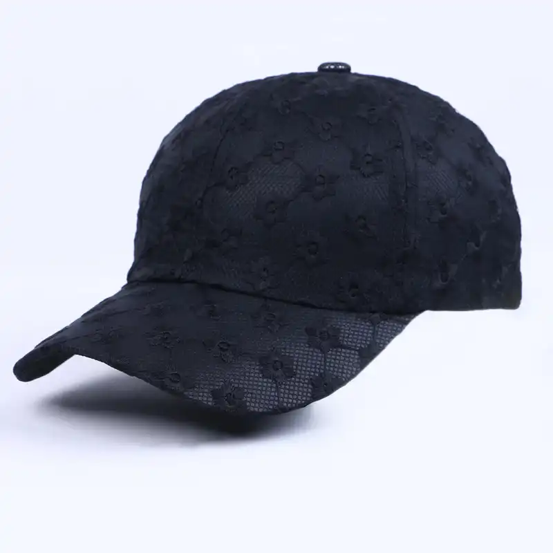 کلاه کپ مدل توری طرح بابونه